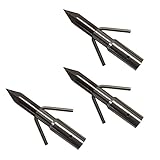 Safari Choice Bowfishing Arrow Point Broadheads Pack (3 Piece)