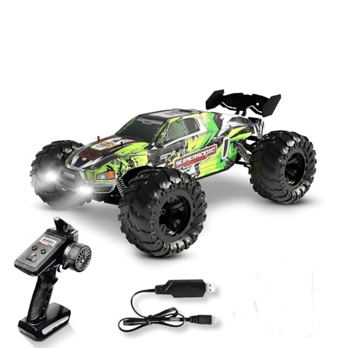 Image of TTYY 1:16 All Terrain Supersonic Rc Car,45 Kph High Speed Remote Control Car with 2.4 Ghz Remote Control,Electric Vehicle Off-Road Truck,4X4 Wheel Drive Rc Trucks with Rechargeable Batteries,Red