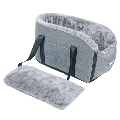 Console centrale per cani, seggiolino auto, 45 x 22 x 25 cm, da viaggio, bracciolo per cani di piccola taglia, sedile da viaggio per cani di piccola taglia, gatti, sedili anteriori e posteriori