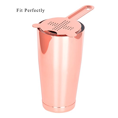 Barfame Cocktail Strainer Stainless Steel Bar Strainer For Professional Bartenders And Cocktail Enthusiasts(Rose Gold) #TOP4