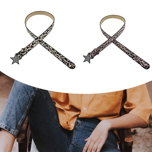 Versatiles Leopards Print Waist Belt Casual Business Waist Durability For Styles Enthusiasts PU Leather Belt2