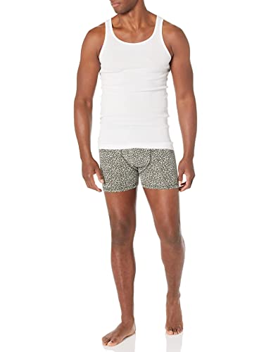 Image of Amazon Essentials Men's Lightweight Breathable Cotton Slim Fit Tank Undershirts, Pack of 6