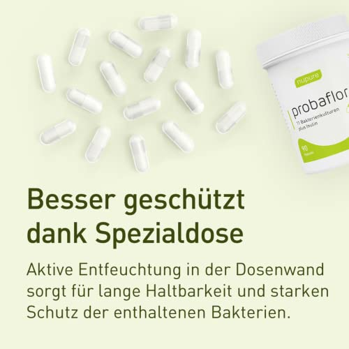 Probiotika Nupure Probaflor 90 Kapseln mit 20 Milliarden KBE