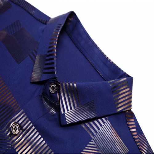 Zakelijk overhemd voor heren Modieus Informeel Eenvoudig Dagelijks Trend Comfortabel Persoonlijkheid Veelzijdig Retro Print Revers Shirt met lange mouwen - Afbeelding 5