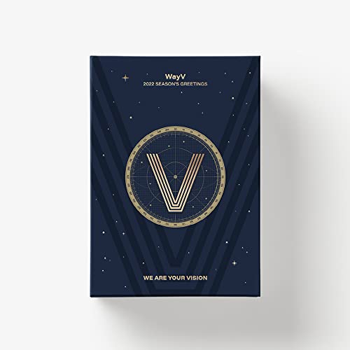 WayV K-Pop 2022 Season's Greetings avec pack de cartes photo et autocollants de collection
