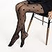 Nalvia Black Bold Polka Dot Tights for Women | 30 Denier Patterned Pantyhose, Stretch Nylon Fashion Stockings, Elegant Black Tights for Women for Parties, Dresses & Daily Wear