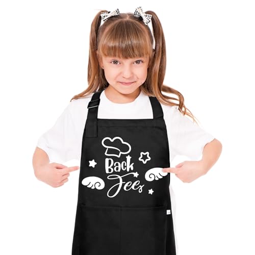 Camptrip Kochschürze für Kinder, Grillschürze und Malkittel für Jungen und Mädchen Beim Kochen, Malen, Grillen