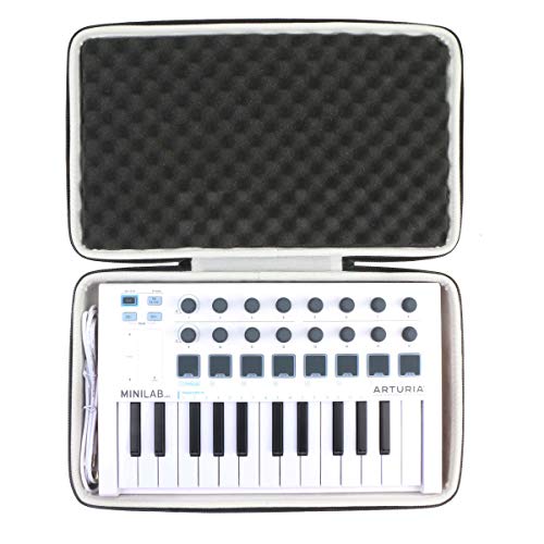Khanka Hard Travel Case Replacement for Arturia MiniLab MkII 25 Slim-Key Controller