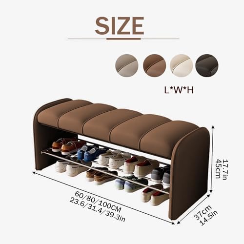 Benches Garden Bench Outdoor Patio Seating Backless Park Chair Lawn Path Slatted Seats,Entryway Bench Shoe Shelf with Seat Cushion，entryway sit Down Bench with Shoe Storage ，Farmhouse Shoe S