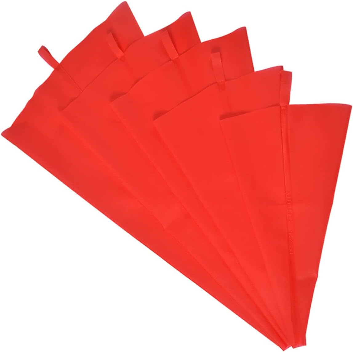 Reusable Pastry Bags 5Pcs Tpu Washable for Cake Baking Red