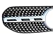 SB CarDesign Only do czarnego diamentowego kratki do Mercedes Gla H247 naklejki foliowe do grilla - chrom
