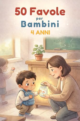 50 favole per bambini 4 anni: Piccole storie per trasformare la paura in coraggio