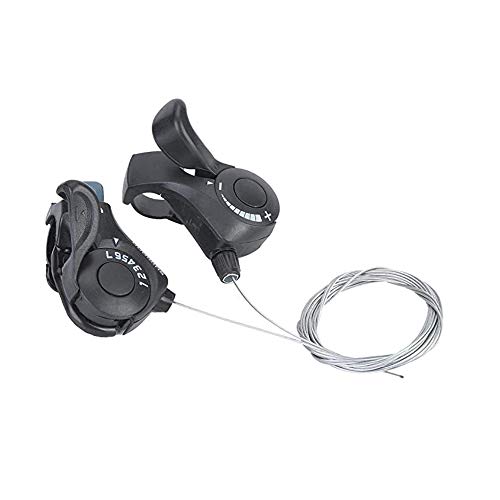 Paraout Tourney SL-TX30 3x7 Speed Thumb Gear Shifter Levers for MTB Combo with Inner Shift Cables
