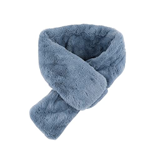 blisshair 3 Niveaux de Chauffage Écharpe Chauffant Électrique Cachemire Hiver Chaud Écharpe Chauffant pour Femmes Hommes Écharpes (blue) Cover