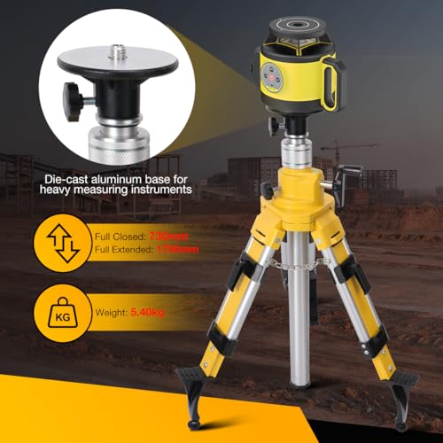 Elevator Tripod for Laser Level, Surveying Instruments With Adjustable Legs for Cross Rotary Lasers by Mountlaser - Image 3