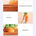Ziurmut Pet Snuffle Carrot Toy, Versteckspiel Carrot Farm Dog Puzzle, Carrot Snuffle Dog Toy, Carrot Dog Enrichment Toy for Dog Aggressive Chewers