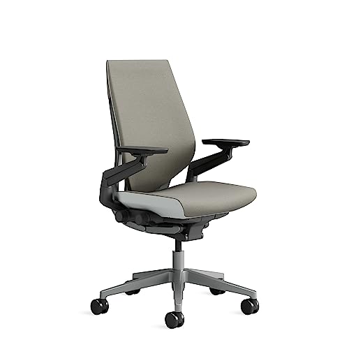 Steelcase Gesture Silla De Oficina Ergonómica Con Altura, Soporte Lumbar Y Brazos Ajustables, Mecanismo Reclinable Y Tapicería Cómoda En Tejido Beige Gris Steelcase Gesture Silla De Oficina Ergonómica Con Altura, Soporte Lumbar Y Brazos Ajustables, Mecanismo Reclinable Y Tapicería Cómoda En Tejido Beige Gris