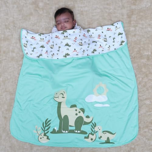 Image of TinyLane - Curated for you! Baby Products All New Born Combo, 0-36 Months, Multi Color, Skin Friendly (Pack of 8, Mini Saurus Giftset)