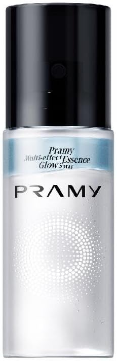 PRAMY セラム スプレー 75ml 2層式 オイル＆ウォーター メイクキープミスト 保湿 ツヤ肌 化粧下地兼用 化粧水 仕上げ両用 水光肌 化粧直し スキンケア 敏感肌 乾燥肌 中国コスメ (クリアスカイブルー)
