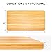 BIZUM Whole-Piece Particle Board Table Top Wood Countertop for Standing Desk DIY, 48x24x1 Inch Maple Desk Top