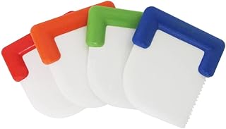 2 Scratch Free Reusable Nylon Pot Pan Scraper Clean Food Fry Plate Bowl Ceramic