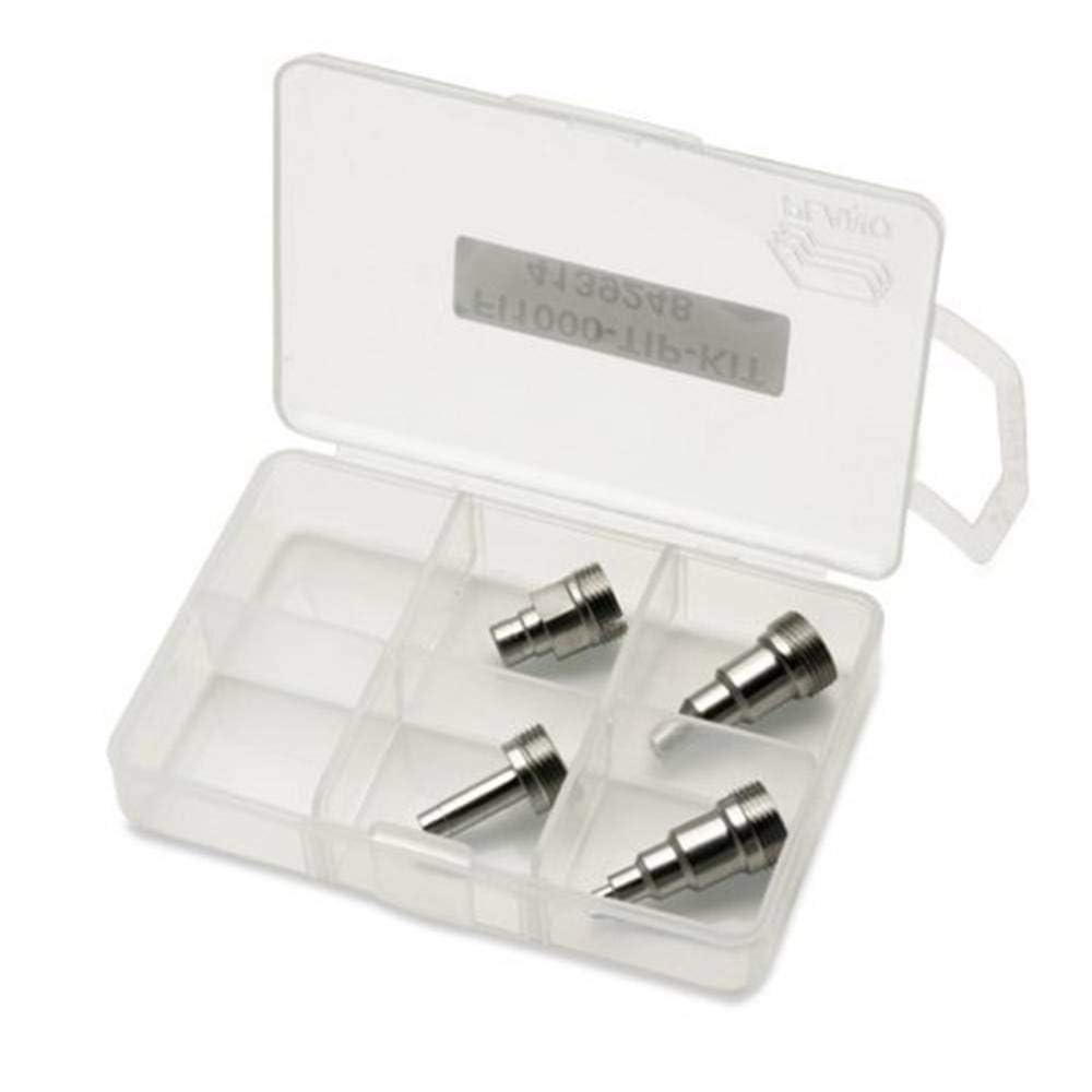 Fluke Networks FI1000-TIP-KIT LC, FC/SC Bulkhead Adapter Tip Kit, 1.25 and 2.5 mm Universal Tips for the FI-1000 Fiber Inspection Video Probe
