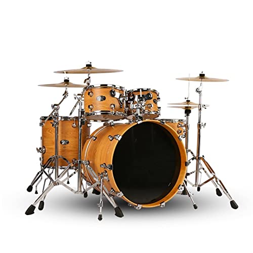 Universal Schlagzeug Set für Erwachsene und Anfänger, 5 Drums und 4 Becken, perfekt zum Üben und Lernen