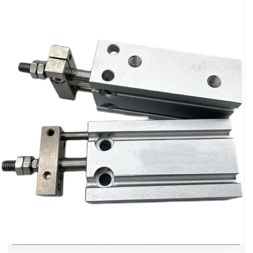 Vérin pneumatique haute précision CDUK25 corps aluminium anodisé robuste
