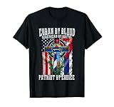Cuban By Blood American By Birth Patriot By Choice Flag T-Shirt