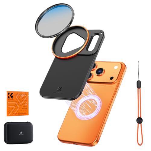 Adaptateur de filtre pour iPhone 17 Pro K&F CONCEPT avec CPL 58mm magnétique