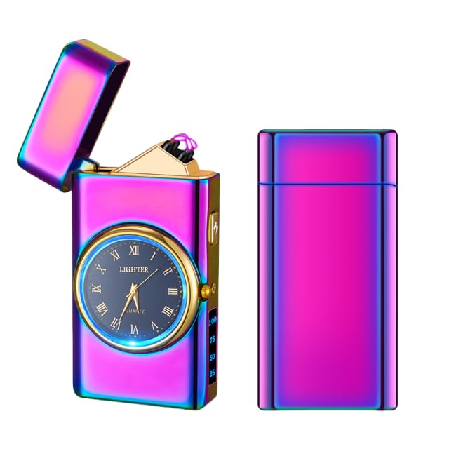 Briquet double arc coupe-vent idéal pour camping et barbecue
