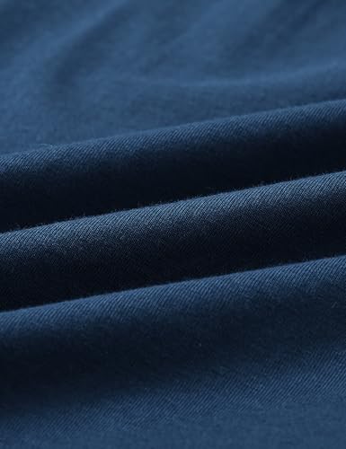 Pijama para hombre de algodón modal con botones y bolsillo ropa de dormir cómoda 7