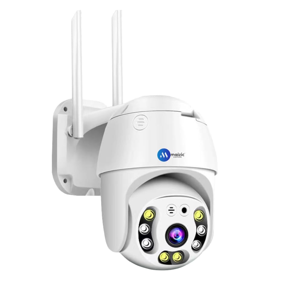 Maizic Smarthome Orange Ptz Fox 5MP Full HD Wi-Fi PTZ Camera Pan Tilt CCTV Camera, Two Way Audio, Motion Detection, Color Night Vision, Waterproof, Support Upto 128 GB SD Card, White-image-31