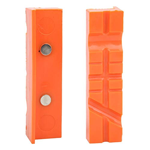 Protège-mâchoires multi-usage, 1 jeu Protecteur Jaw TPU Protège-étau magnétique Protection Pince Accessoires Accessoires 4.5in/6in fit Large gamme de vices(4.5)