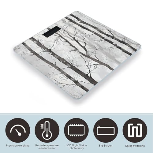 Báscula Digital de Baño FekiLoot Camo 26x26 cm miniatura 3