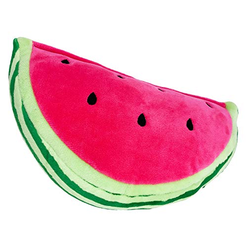Lulubelles H&K for Dogs Power Plush | Watermelon (Small) | Funny Dog Toy | Dog Toy with Squeaker | Dog Gift | Fun, Durable, and Safe | Squeaky Dog Toy