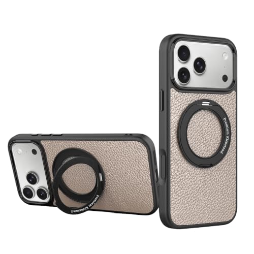 Housse iPhone 17 Pro gris mince pour visionnage vidéo mains libres - 2
