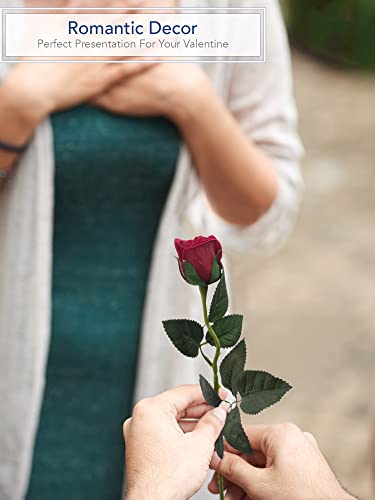 Flor de veludo rosa de seda artificial para buquês, casamentos, dia dos namorados, grinaldas, artesa