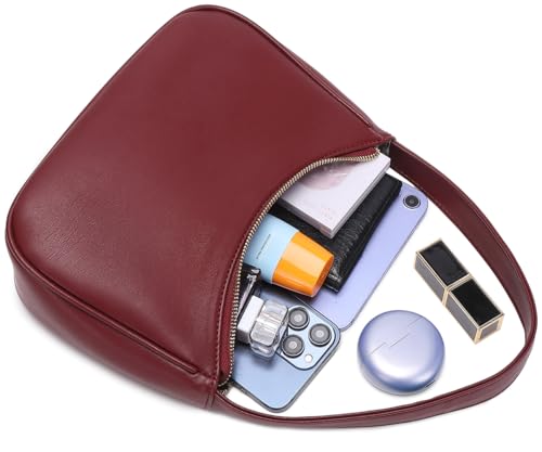 Image of CYHTWSDJ Shoulder Bags for Women, Cute Hobo Tote Handbag Mini Clutch Purse with Zipper Closure