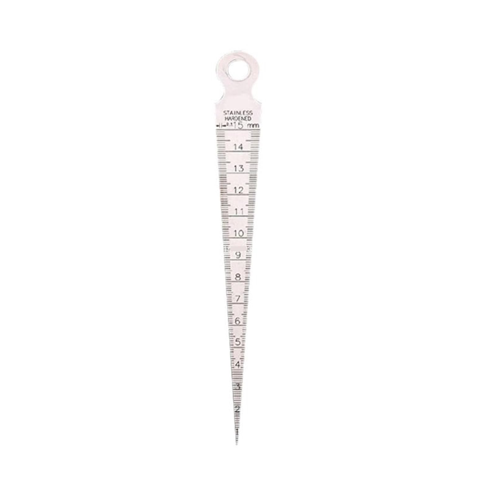 Cfwwsaq A Feeler Gauges, Engine Measuring Tool Feeler Gauge Thickness Measuring Tool Wedge-Shaped Triangle Feeler Gauge(A)