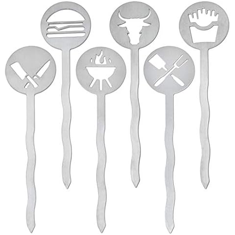 Feinwerk CurlyB Stainless Steel Burger Skewers Cover