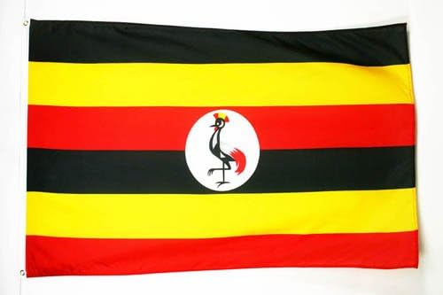 AZ FLAG Uganda Flag 2' x 3' - Ugandan flags 60 x 90 cm - Banner 2x3 ft