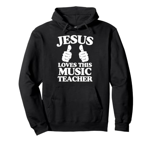 Jesus Loves This Music Professor Christian Church Group Sweat à Capuche