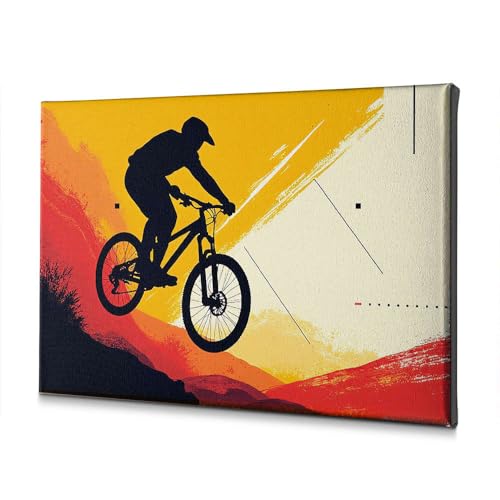 Tableau VTT de salle de bain 40x60 cm pour deco murale