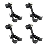 Paquete De 4 Pinzas Para Micrófono De Batería, Pinzas De Borde De Micrófono De Batería Ajustables a Prueba De Golpes, Montura De Pinza De Micrófono De Batería, Kit De Micrófono De Batería
