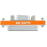 SF Cable, DB9 żeński na DB25 żeński adapter mini typ niski profil