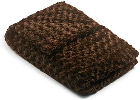 42x72 16lb Chocolate Chenille Magic Blanket - The Blanket That Hugs You Back | World's 1st Weighted Blanket | Molds to Body for The Perfect Hug to Calm and Promote Sleep