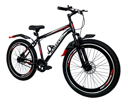 Ralley Jaguar 2.0 26T Full Size Bicycle | Front Suspension | Dual Disc Brakes | Triple Wall Alloy Rims | Single Speed | Matt Finish | Non Gear Cycle I
