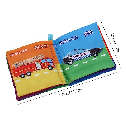 ibasenice Brinquedos Educativos Brinquedos Infantis Livros Infantis Livro De Pano Perolizado Bebê Tr