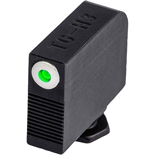 Image of TRUGLO Tritium Pro Night Sights, Compatible with Glock Handgun Models | Compact Durable Glow-in-The-Dark Front & Rear Gun Sight Set with Focus Lock Front Ring